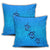 Hawaiian Turtle Swim In The OCean With Hibiscus Polynesian Pillow Covers - AH - Polynesian Pride