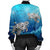 Hawaiian Turtle Swim With Fish In The Ocean Polynesian Bomber Jacket - AH - Polynesian Pride