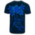 Hawaiian Turtles Hibiscus Plumeria Polynesian T Shirt Blue AH - Polynesian Pride