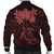 Hawaiian Turtles Hibiscus Plumeria Polynesian Bomber Jacket - Pink - AH - Polynesian Pride