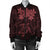 Hawaiian Turtles Hibiscus Plumeria Polynesian Bomber Jacket - Pink - AH - Polynesian Pride