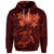 Custom Hawaiian Turtles Hibiscus Plumeria Polynesian Hoodie Red - Polynesian Pride