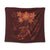 Hawaiian Turtles Hibiscus Plumeria Polynesian Tapestry - Red - AH Wall Tapestry Black - Polynesian Pride