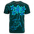 Hawaiian Turtles Hibiscus Plumeria Polynesian T Shirt Turquoise AH - Polynesian Pride