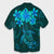 Hawaiian Turtles Hibiscus Plumeria Polynesian Hawaiian Shirt - Turquoise - AH - Polynesian Pride