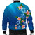 Hawaiian Tuttle And Plumeria Flower In The Sea Polynesian Bomber Jacket - AH - Polynesian Pride