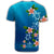 Hawaiian Tuttle And Plumeria Flower In The Sea Polynesian T Shirt AH - Polynesian Pride