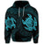 Hawaiian Two Turtle Polynesian Hoodie Blue - Polynesian Pride