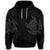 Hawaiian Two Turtle Polynesian Hoodie Gray - Polynesian Pride