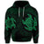 Hawaiian Two Turtle Polynesian Hoodie Green - Polynesian Pride