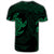 Hawaiian Two Turtle Polynesian T Shirt Green AH - Polynesian Pride