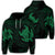 Hawaiian Two Turtle Polynesian Hoodie Green Unisex Art - Polynesian Pride