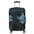 Hawaiian Two Turtle Polynesian Luggage Covers Pastel Blue AH Black - Polynesian Pride