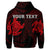 Custom Hawaiian Two Turtle Polynesian Hoodie Red - Polynesian Pride