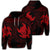 Hawaiian Two Turtle Polynesian Hoodie Red Unisex Art - Polynesian Pride