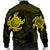 Hawaiian Two Turtle Polynesian Bomber Jacket Yellow AH - Polynesian Pride