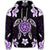 Hawaiian Violet Turtle Plumeria Hoodie - Polynesian Pride