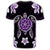 Hawaiian Violet Turtle Plumeria T Shirt AH - Polynesian Pride