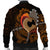 Hawaiian Warrior Helmet Kanaka Polynesian Bomber Jacket - AH - Polynesian Pride