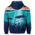 Hawaiian Whale and Turtle In Sunset Polynesian Hoodie - Polynesian Pride