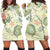 Hawaiian World Animals In Sea Hoodie Dress - AH Black - Polynesian Pride