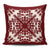 Hawaiian Quilt Tradition Red Pillow Covers One Size Zippered Pillow Case 18"x18"(Twin Sides) Black - Polynesian Pride