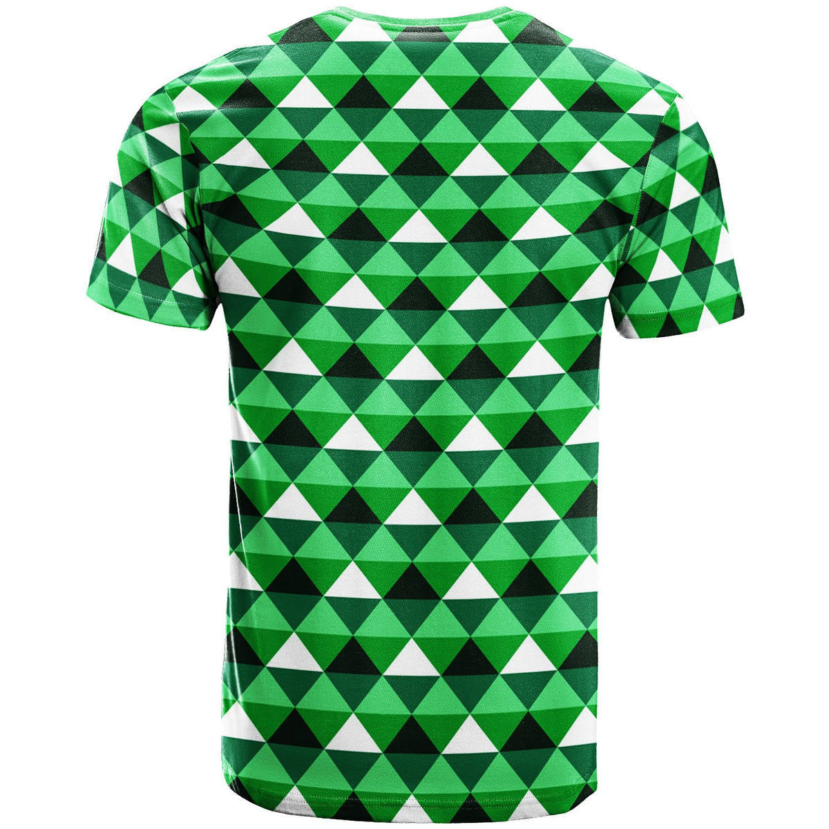 Hawaii Custom T Shirt Green Hawaiian Tribal Seamless Pattern Basic Style - Polynesian Pride