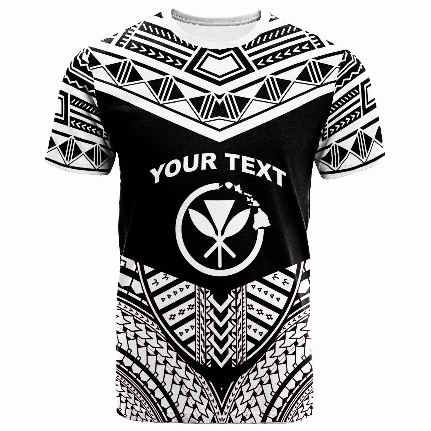 Hawaii Custom T Shirt Tribal Pattern Cool Style White Color Unisex White - Polynesian Pride