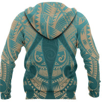New Zealand Maori Hoodie, Hei Matau Tattoo Pullover Hoodie - Polynesian Pride