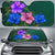 Hibiscus More Colorful Car Sun Shade AH Auto Sun Shade Universal Fit White - Polynesian Pride