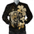 Hibiscus Plumeria Mix Polynesian Turtle Bomber Jacket - AH Black Unisex - Polynesian Pride