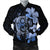 Hibiscus Plumeria Mix Polynesian Turtle Bomber Jacket Blue - AH Black Unisex - Polynesian Pride