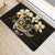 Hibiscus Plumeria Mix Polynesian Turtle Door Mat Gold AH - Polynesian Pride