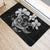 Hibiscus Plumeria Mix Polynesian Turtle Door Mat Gray AH - Polynesian Pride