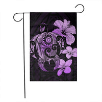 Hibiscus Plumeria Mix Polynesian Turtle Flag Violet - AH - Polynesian Pride