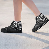 Samoa High Top Shoes - Cross Style - Polynesian Pride