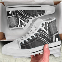 Tokelau High Top Shoes - Cross Style - Polynesian Pride