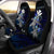 Hawaii Polynesian Car Seat Covers - Blue Turtle Couple Universal Fit Blue - Polynesian Pride