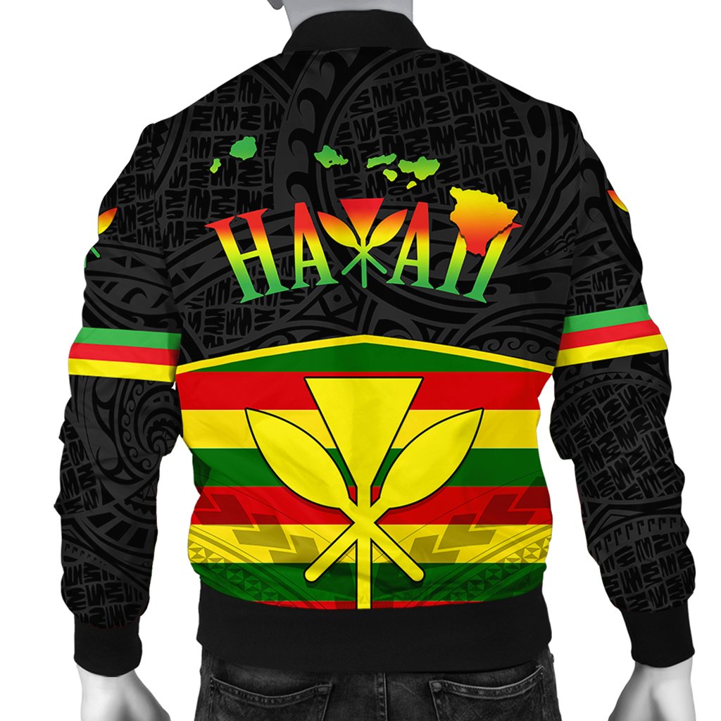 Kanaka Maoli Polynesian Bomber Jacket - 3CL - AH - Polynesian Pride