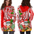 Hawaii Mele Kalikimaka Santa Claus Beach Hoodie Dress LT6 - Polynesian Pride