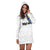 Pilipinas Hoodie Dress Simple Style - White LT6 - Polynesian Pride