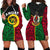 Vanuatu Hoodie Dress Polynesian Patterns Mix Flag LT6 - Polynesian Pride