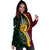 Vanuatu Hoodie Dress Mix Maori Silver Fern LT6 - Polynesian Pride