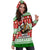 Hawaiian Santa Claus Warrior Hoodie Dress Christmas LT6 - Polynesian Pride