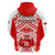 Tonga Rugby Sevens Hoodie Coat of Arms Tribal Polynesian Pattern LT9 - Polynesian Pride