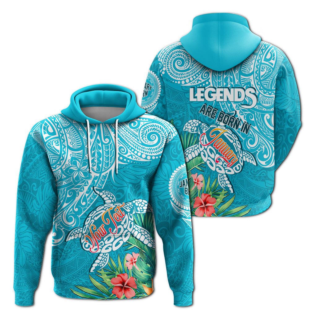 Custom Polynesian Birthday Hoodie Legends Are Born In January LT7 - Polynesian Pride