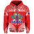 Custom Toa Samoa Polynesian Rugby Hoodie Samoan Flag Red Color LT9 Zip Hoodie Red - Polynesian Pride