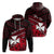 Wallis et Futuna Custom Hoodie Tapa Hibiscus Vibes LT7 Red - Polynesian Pride