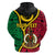 Custom Vanuatu Hoodie Tribal Vanuatu Coat of Arms Flag Style No2 LT9 - Polynesian Pride