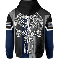 Hawaii Thin Blue Line Hoodie Zip - Polynesian Pride